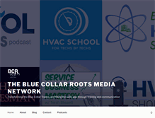 Tablet Screenshot of bluecollarroots.com